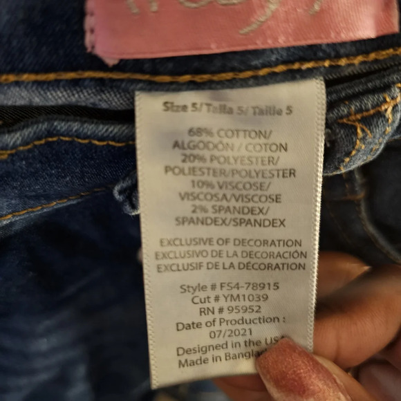 Freestyle Kids Jeans with Unicorn and Heart - Blue - Picture 7 of 14